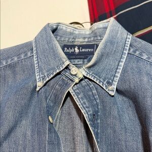 Ralph Lauren Classic Blue Denim Shirt